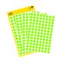 Label, 8 mm, round, AVERY ZWECKFORM, neon green, 416 label/pack